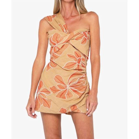 NEW JBQ solange romper in orange multi